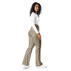 Neutral Leopard Flare Leggings