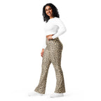 Neutral Leopard Flare Leggings