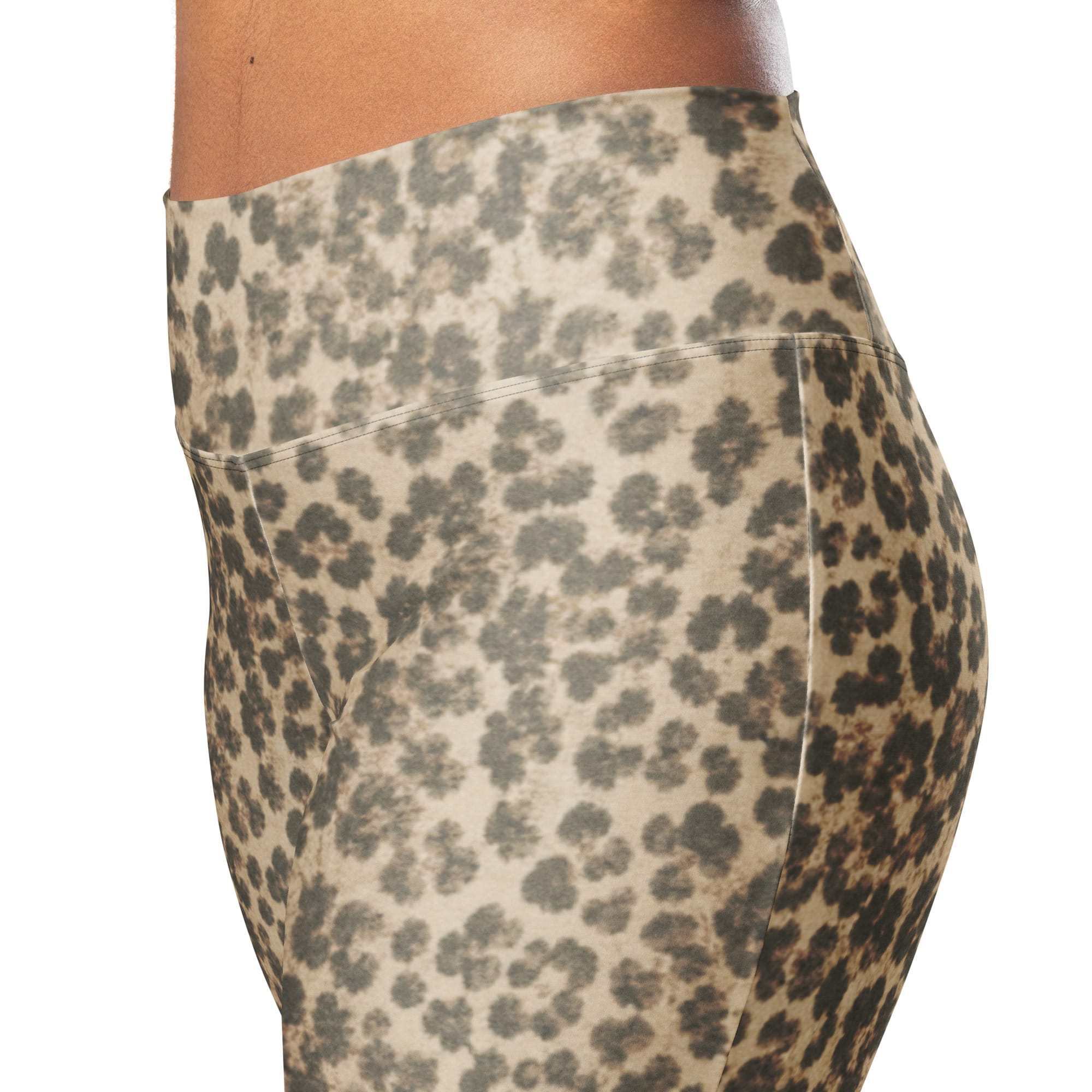 Neutral Leopard Flare Leggings