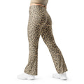 Neutral Leopard Flare Leggings