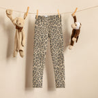 Neutral Leopard Kid's Leggings