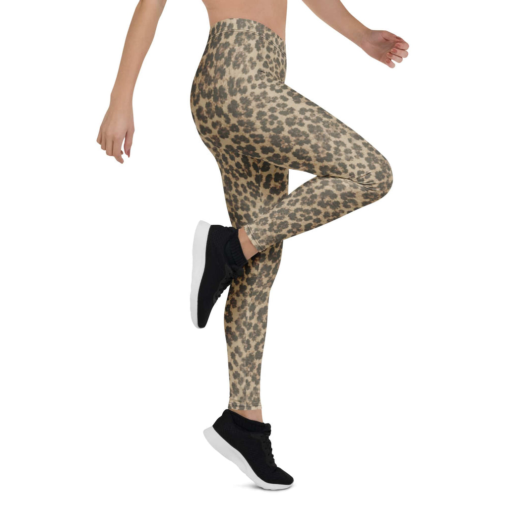 Neutral Leopard Leggings
