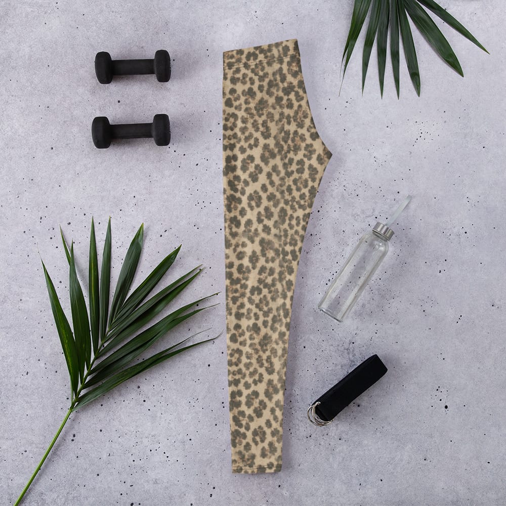Neutral Leopard Leggings
