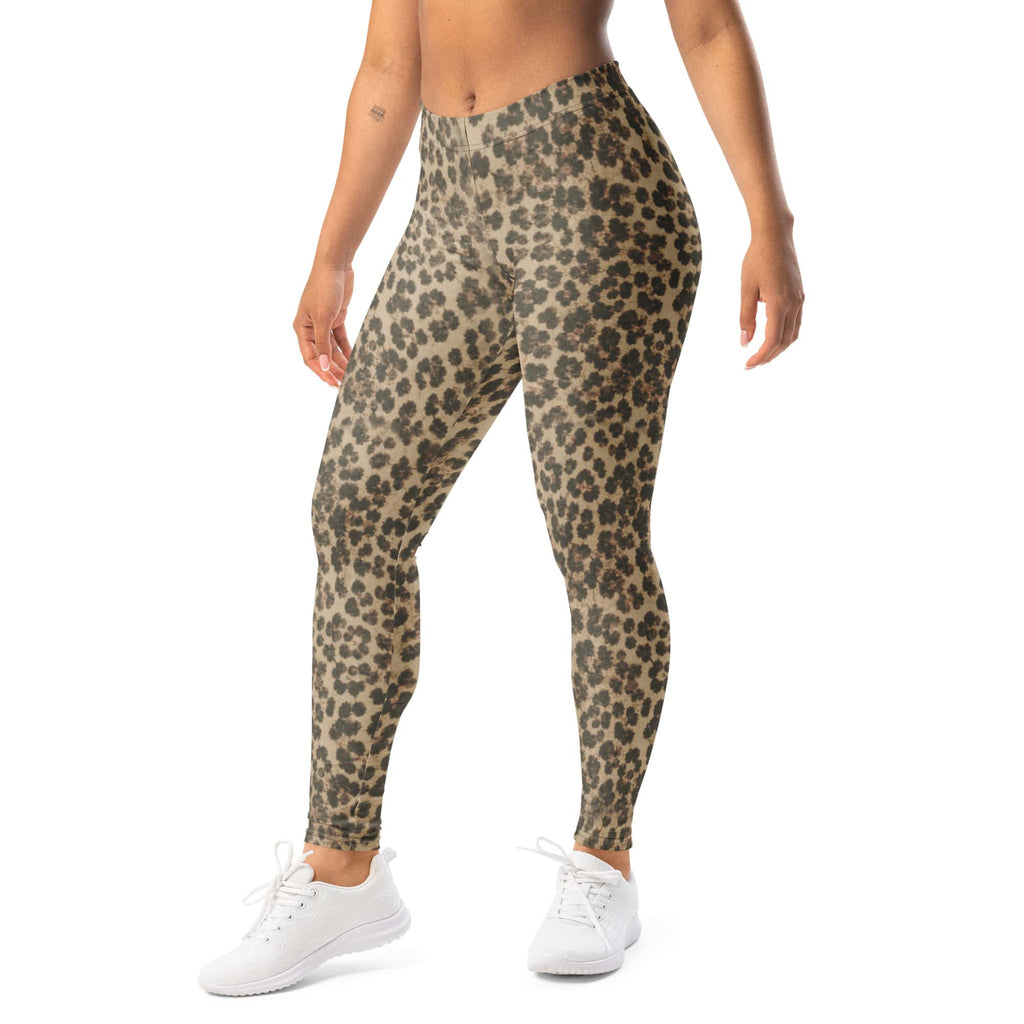 Neutral Leopard Leggings