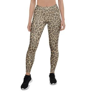 Neutral Leopard Leggings