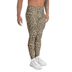 Neutral Leopard Men's Leggings