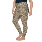 Neutral Leopard Plus Size Leggings
