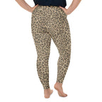 Neutral Leopard Plus Size Leggings