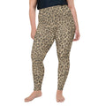 Neutral Leopard Plus Size Leggings