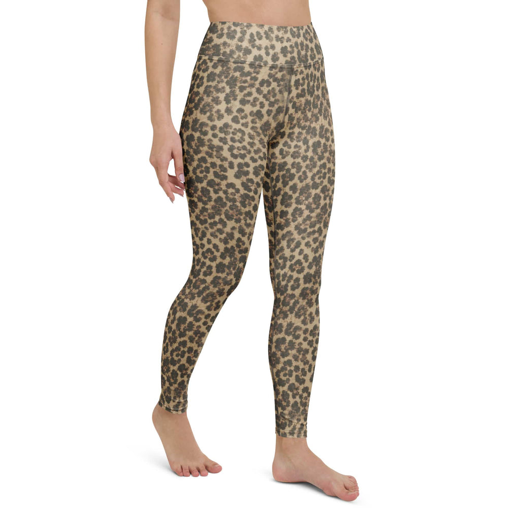 Neutral Leopard Yoga Leggings