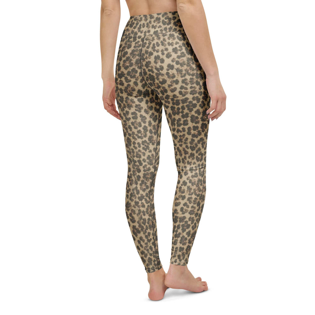 Neutral Leopard Yoga Leggings