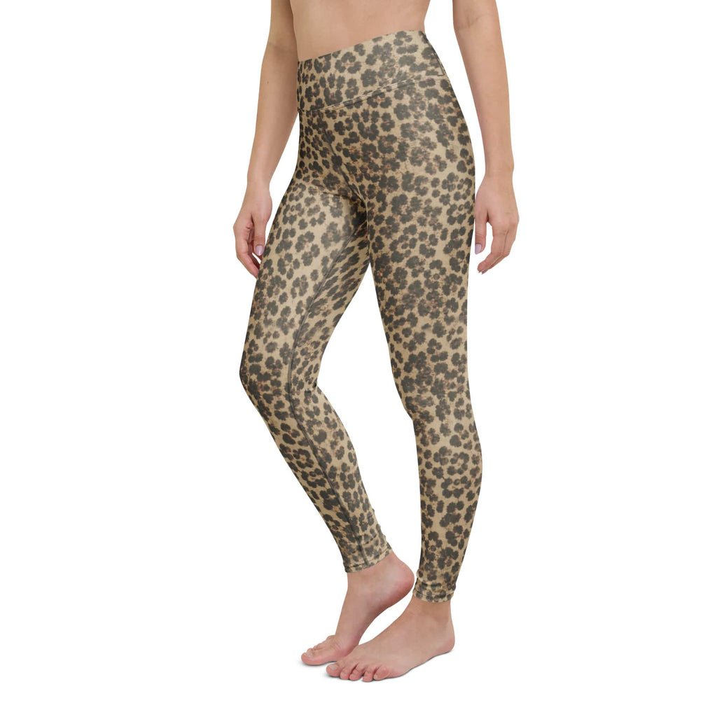 Neutral Leopard Yoga Leggings