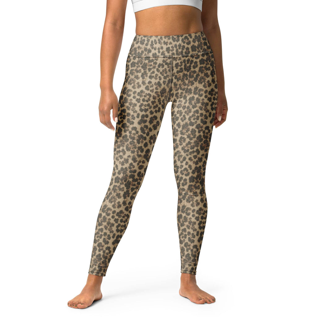 Neutral Leopard Yoga Leggings