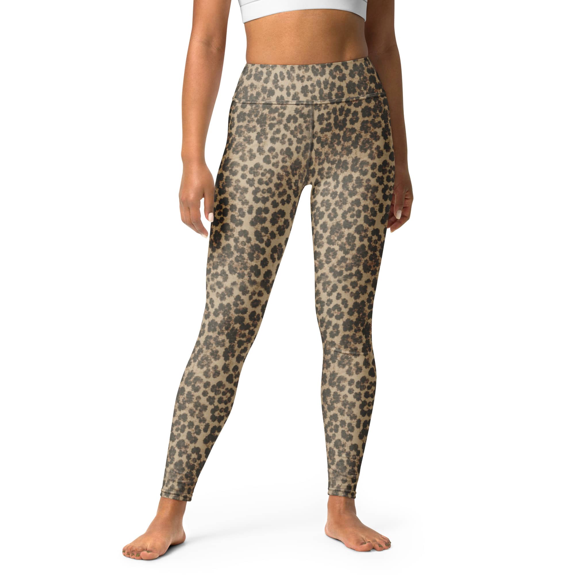 Neutral Leopard Yoga Leggings