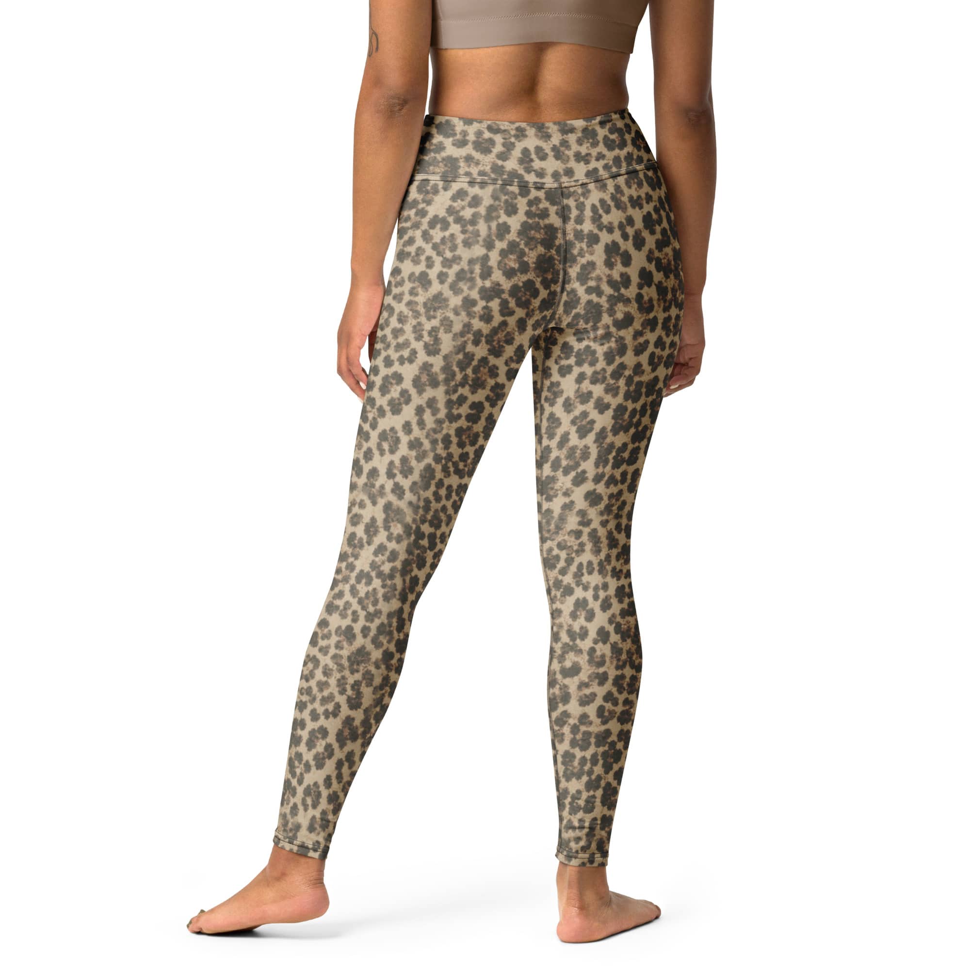 Neutral Leopard Yoga Leggings