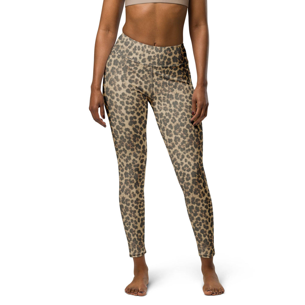 Neutral Leopard Yoga Leggings