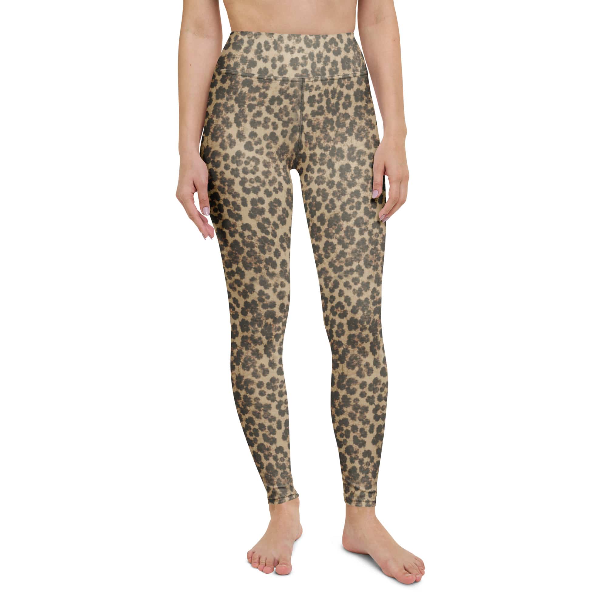 Neutral Leopard Yoga Leggings
