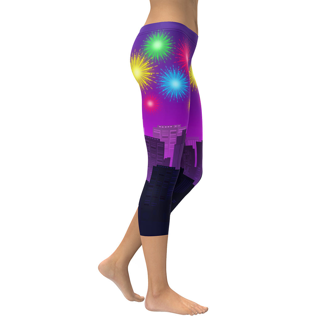 New Year City Capris