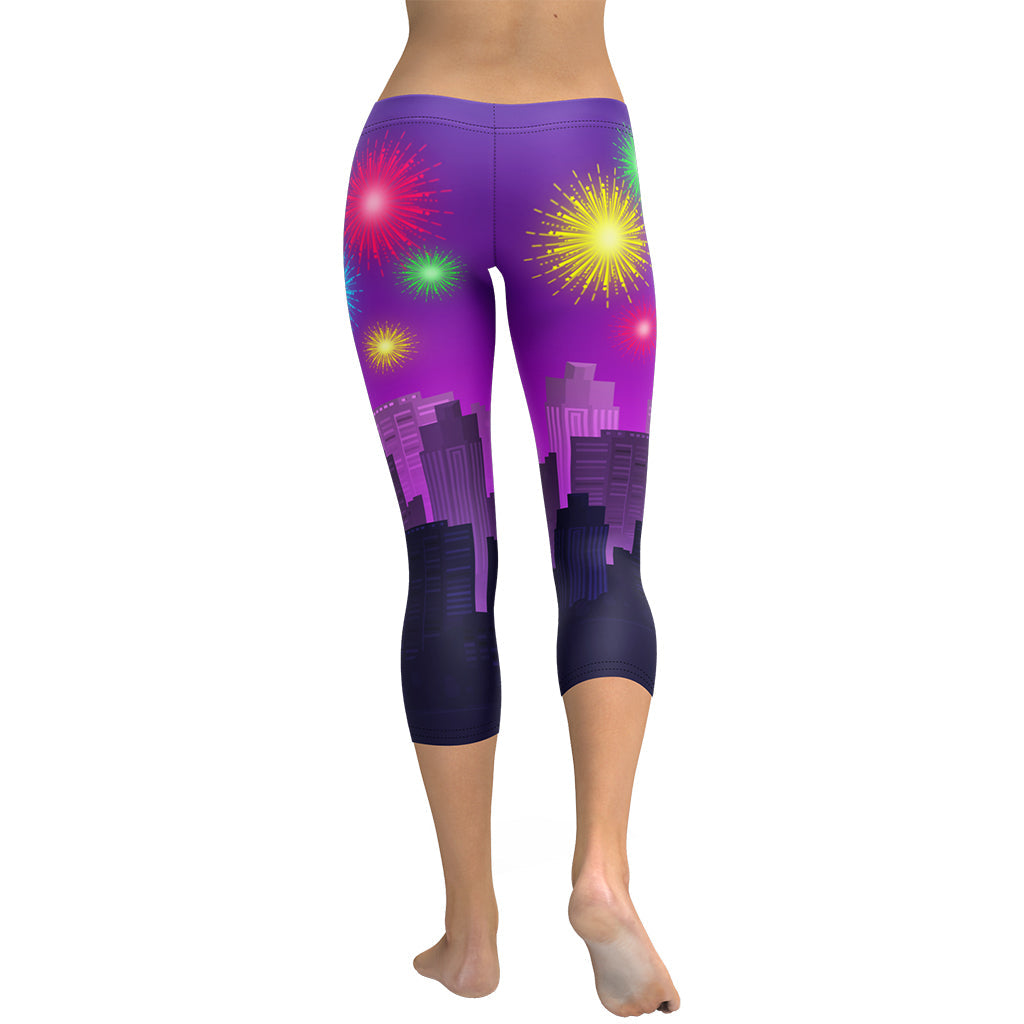 New Year City Capris