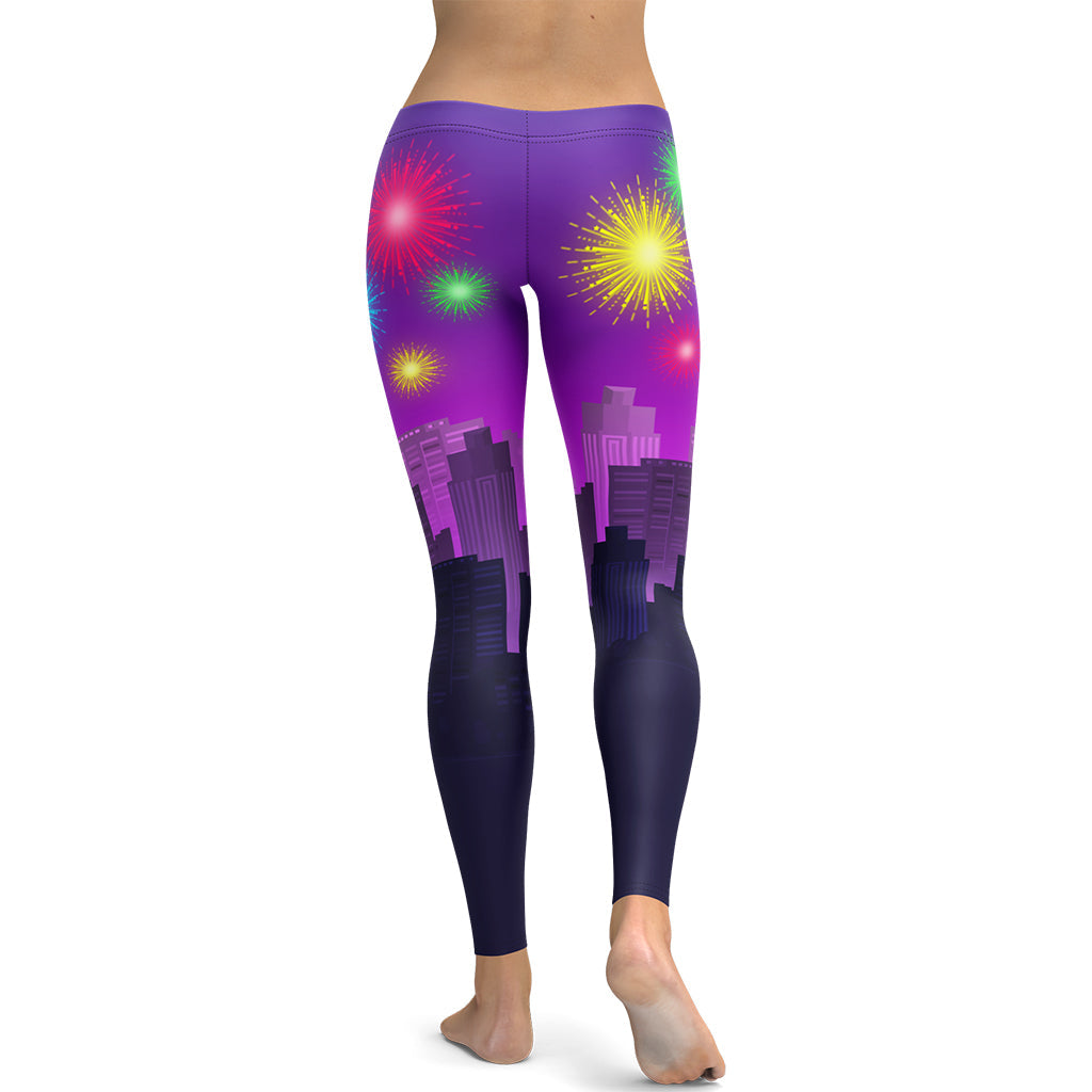 New Year City Leggings