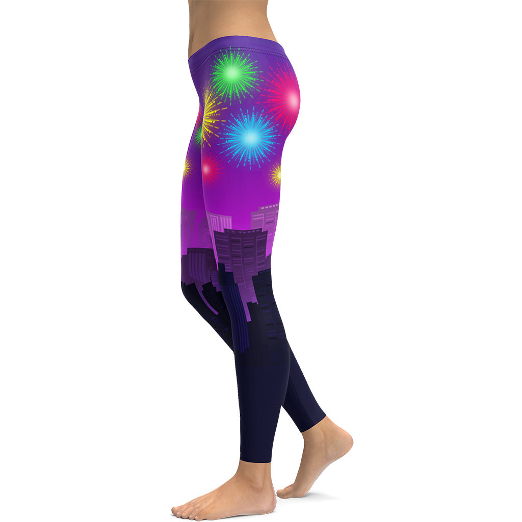 New Year City Leggings