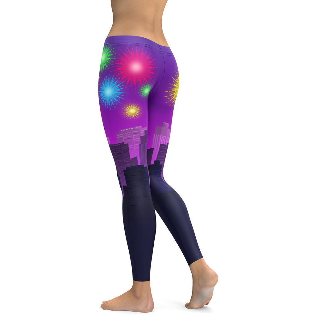 New Year City Leggings