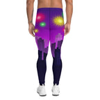 New Year City Men's Leggings