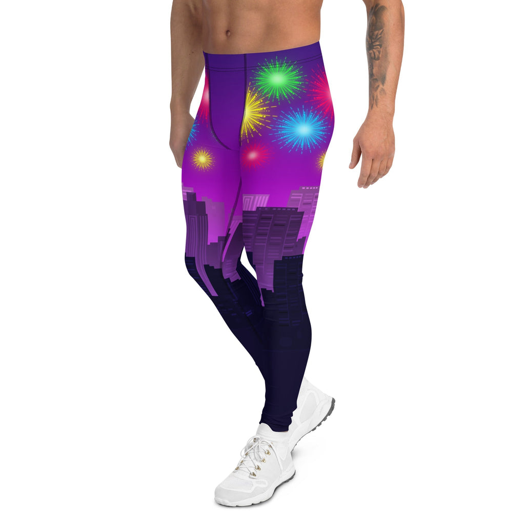 New Year City Men's Leggings