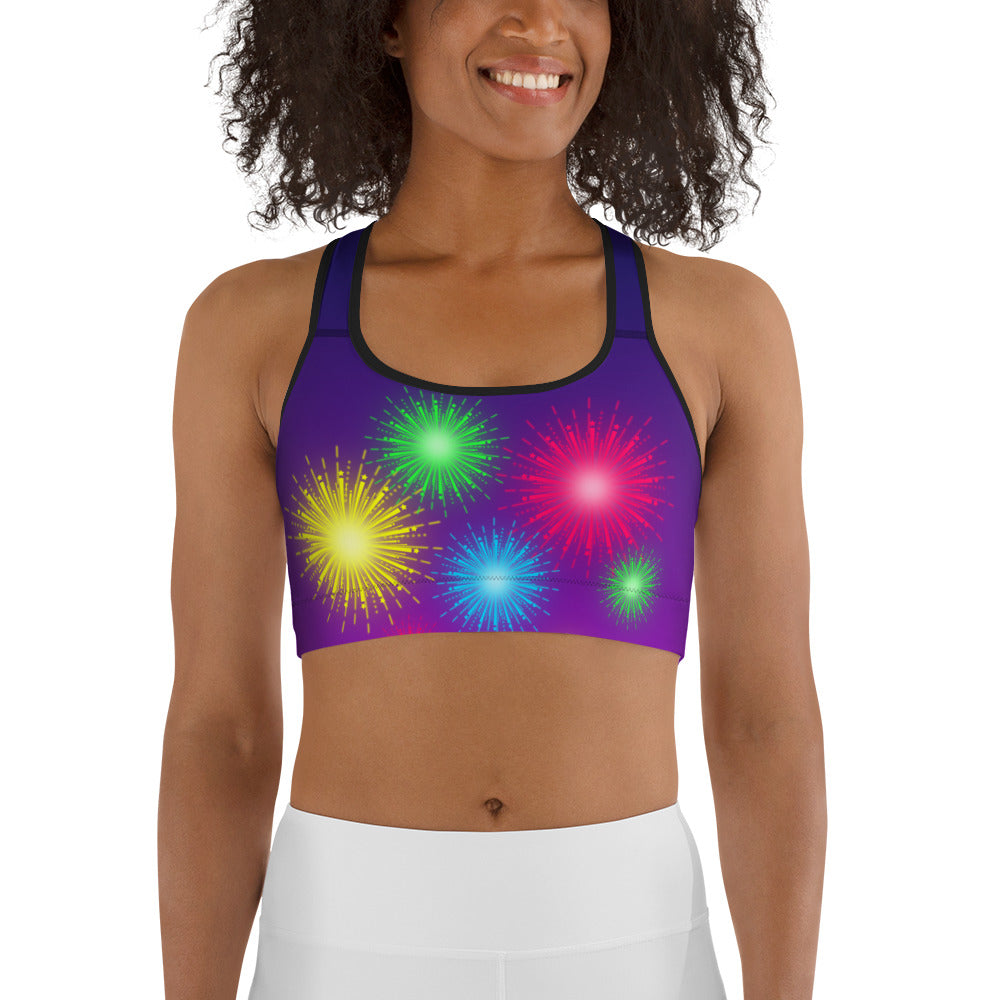 New Year City Sports Bra