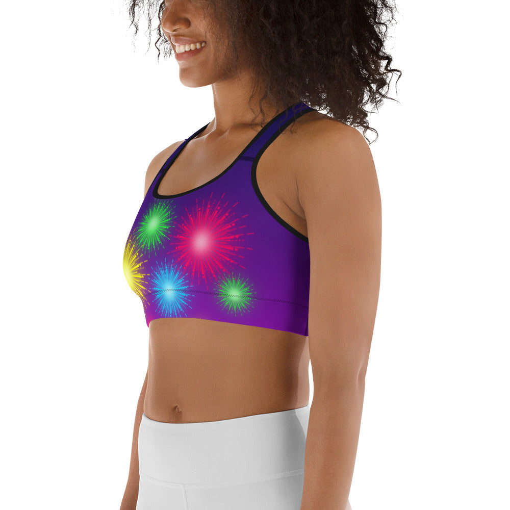 New Year City Sports Bra