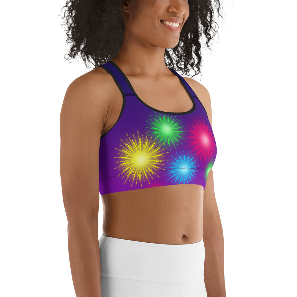 New Year City Sports Bra