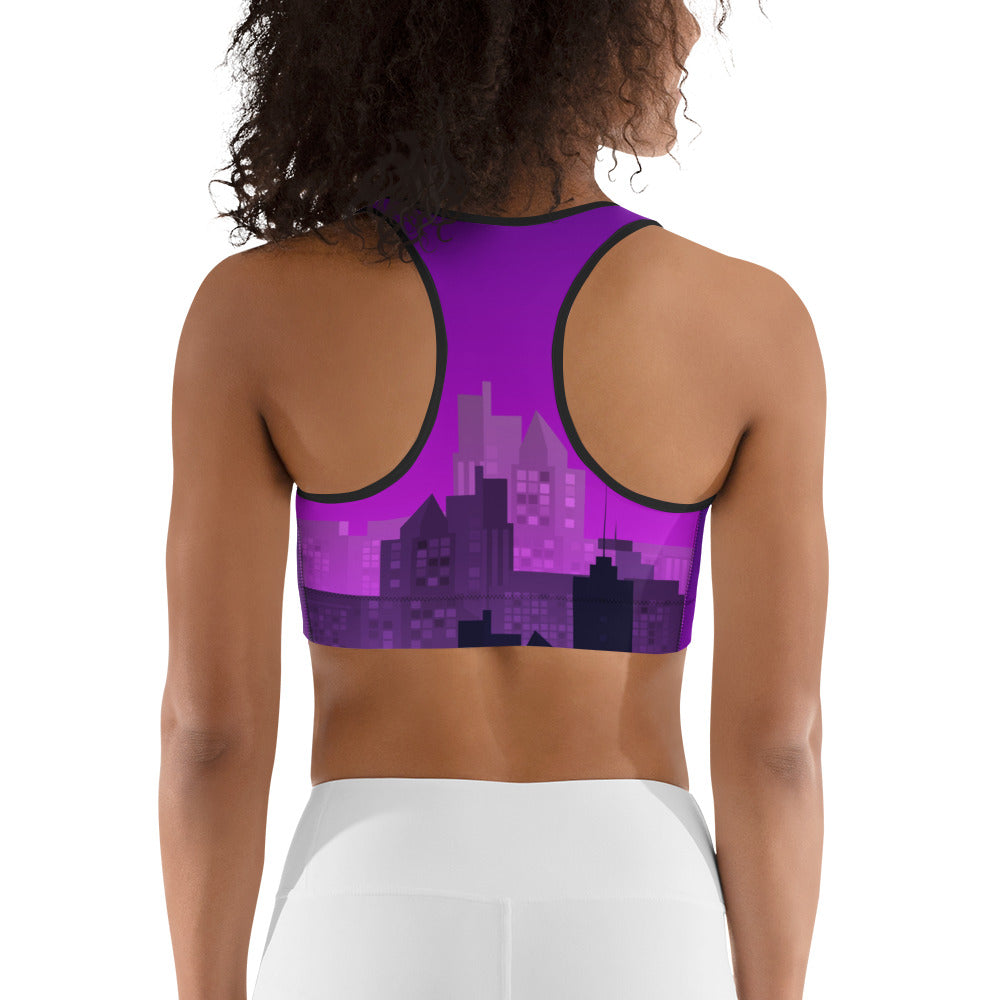 New Year City Sports Bra