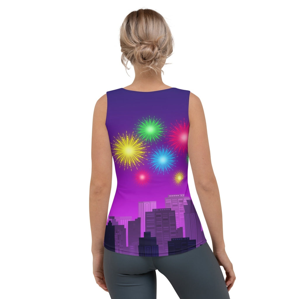 New Year City Tank Top