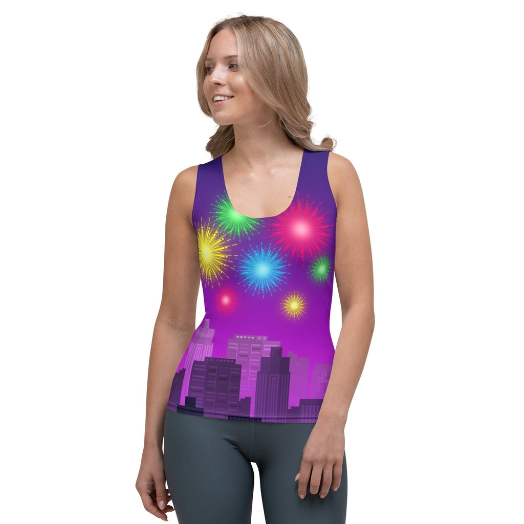 New Year City Tank Top