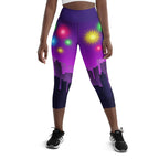 New Year City Yoga Capris
