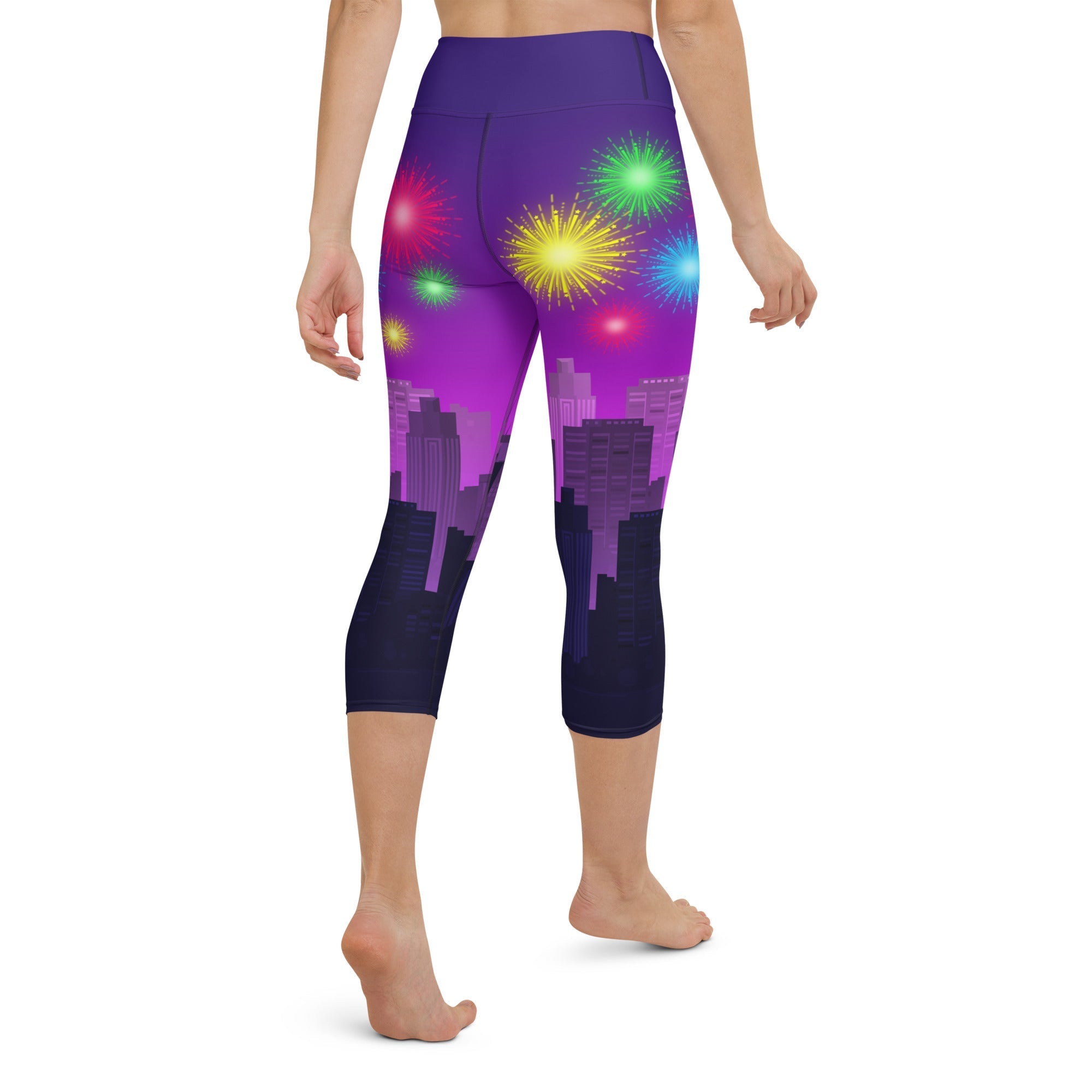 New Year City Yoga Capris