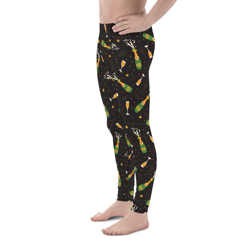 New Year's Toast Men's Leggings