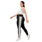Ombre Optical Illusion Slimming Plus Size Leggings