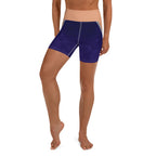 Open Zipper Yoga Shorts
