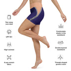 Open Zipper Yoga Shorts