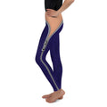 Open Zipper Youth Leggings