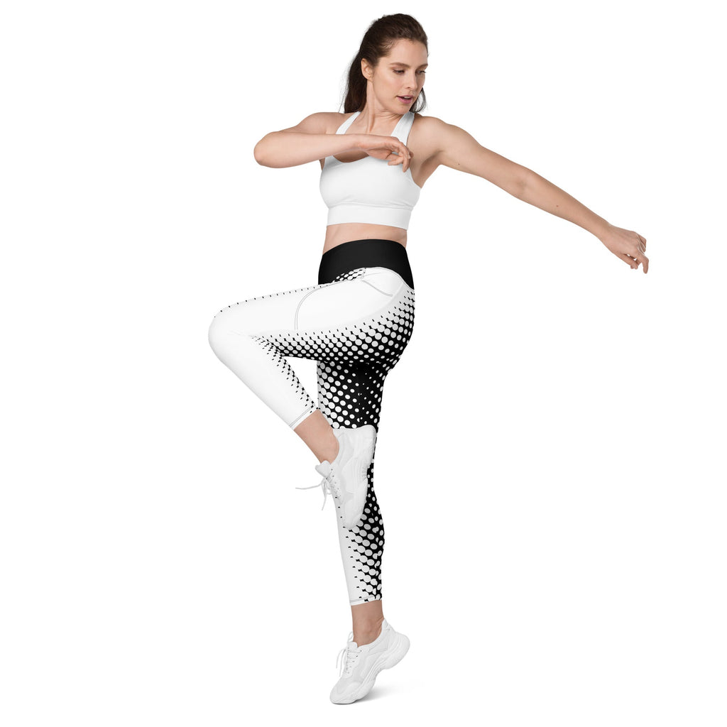 Optical Illusion Leggings With Pockets