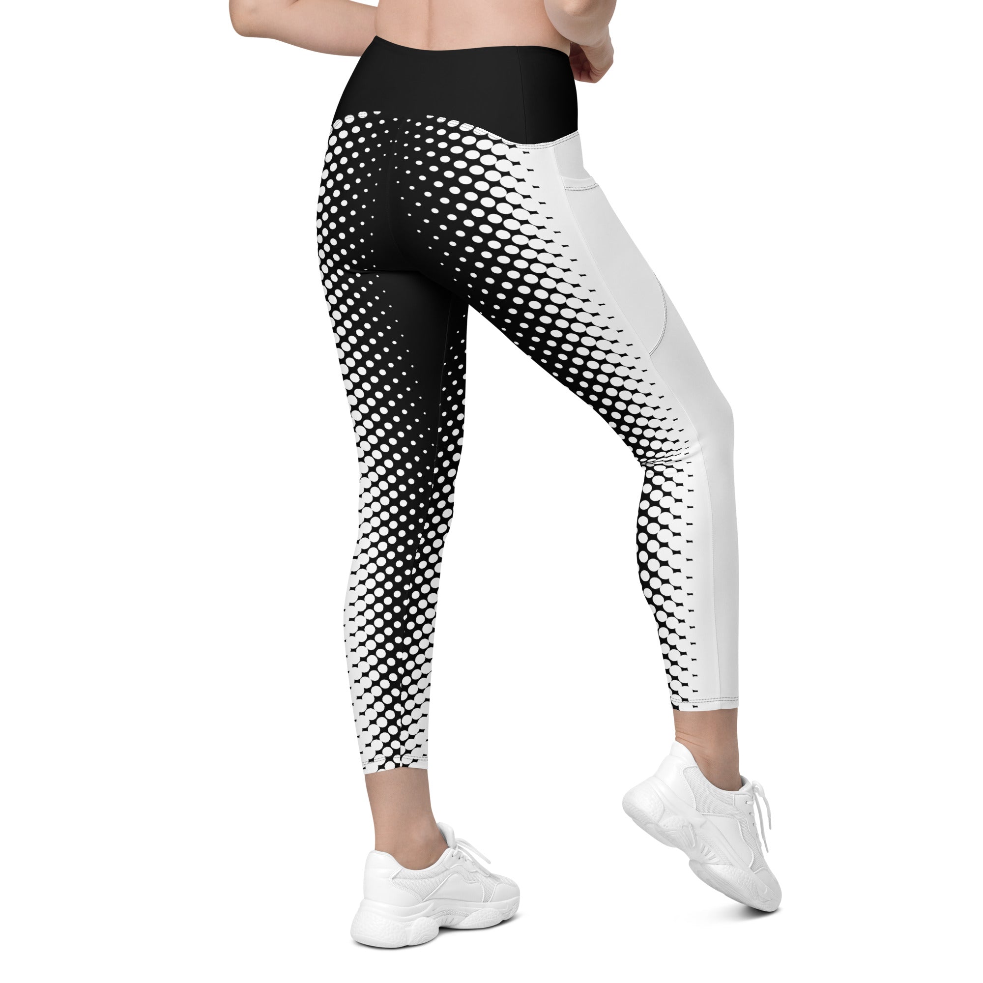 Optical Illusion Leggings With Pockets