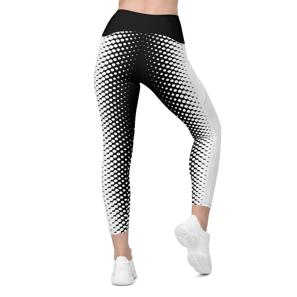 Optical Illusion Leggings With Pockets
