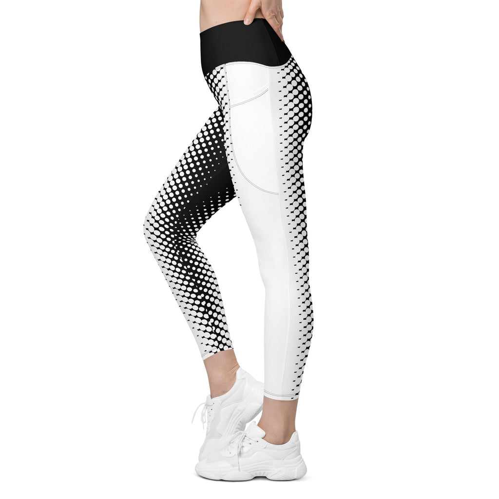 Optical Illusion Leggings With Pockets