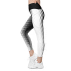 Optical Illusion Leggings With Pockets