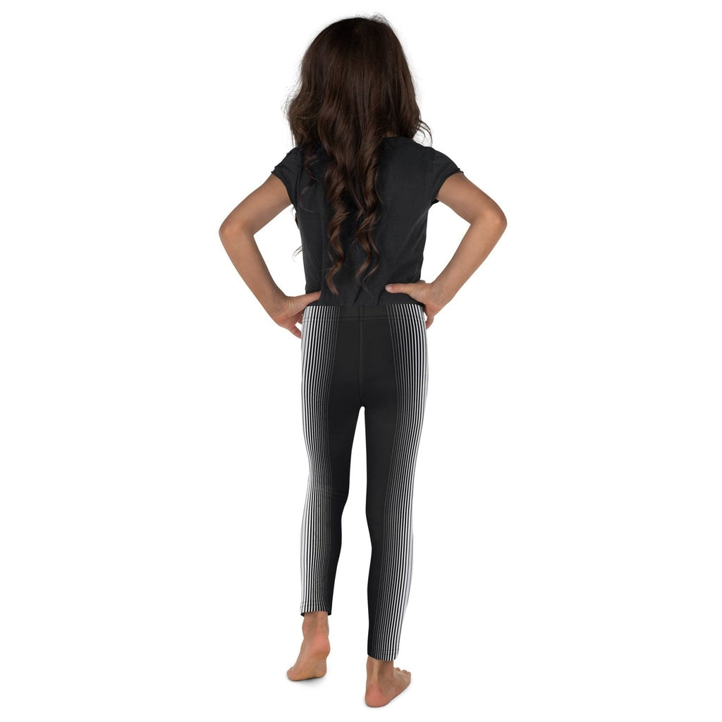 Optical Illusion Vertical Lines Kid's Leggings