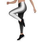 Optical Illusion Vertical Lines Leggings