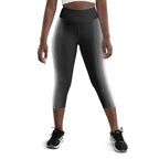 Optical Illusion Vertical Lines Yoga Capris