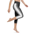 Optical Illusion Vertical Lines Yoga Capris